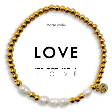 Love Bracelet • Gold and Pearl