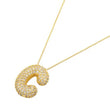 Crystal Initial Necklace