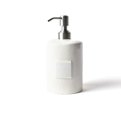 Mini Cylinder Soap Pump | White Dot