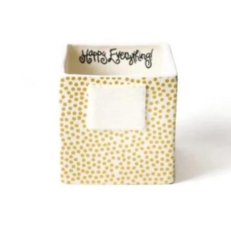 Small Nesting Cube | Gold Dot