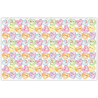 Conversation Heart Placemats