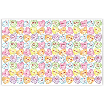 Conversation Heart Placemats