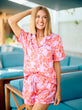 Charlotte Satin Shorts Set | Garden Grace