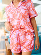 Charlotte Satin Shorts Set | Garden Grace