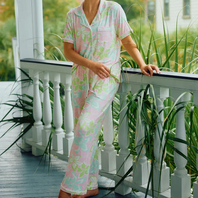 Charlotte Pants Set | Tropical Bouquet