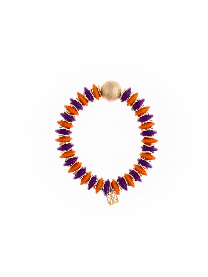 Chloe Bracelet | Purple and Orange