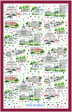 Double Sided Columbia Tea Towel
