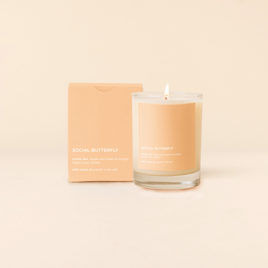 Rocks Glass Candle | Social Butterfly