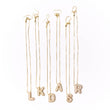 Crystal Initial Necklace