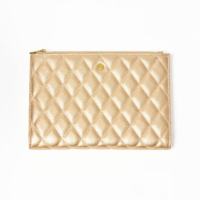 Quilted Organizer | Champagne