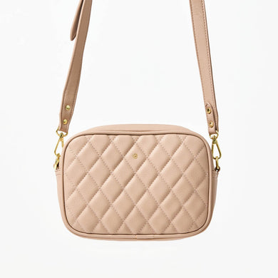 Quilted Crossbody | Tan