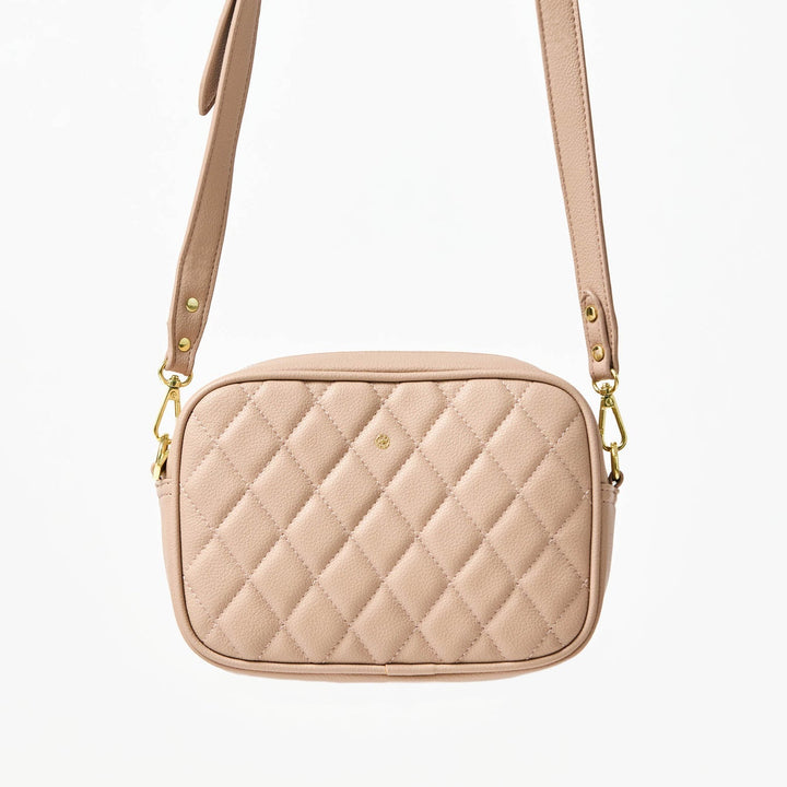 Quilted Crossbody | Tan