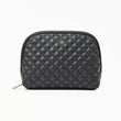 Quilted Essentials Pouch | Black