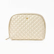 Quilted Essentials Pouch | Champagne