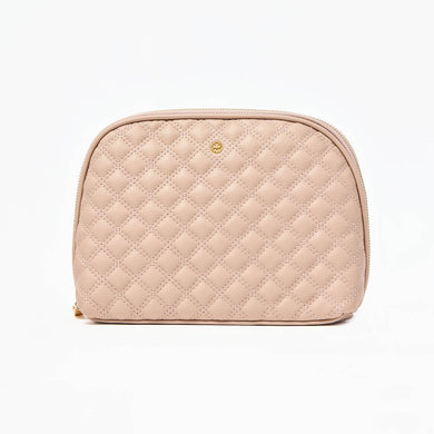 Quilted Essentials Pouch | Tan