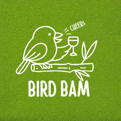 Mahjong Bird Bam Beverage Napkin