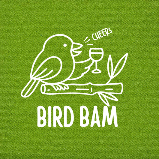 Mahjong Bird Bam Beverage Napkin