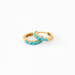 Turquoise Hoop