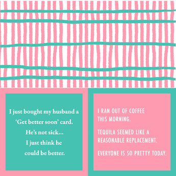 Drinks on Me Napkin | Get Better Soon