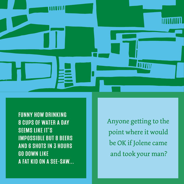 Drinks on Me Napkin | Eight Cups of Water