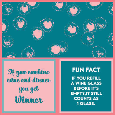 Drinks on Me Napkin | Refill Wine