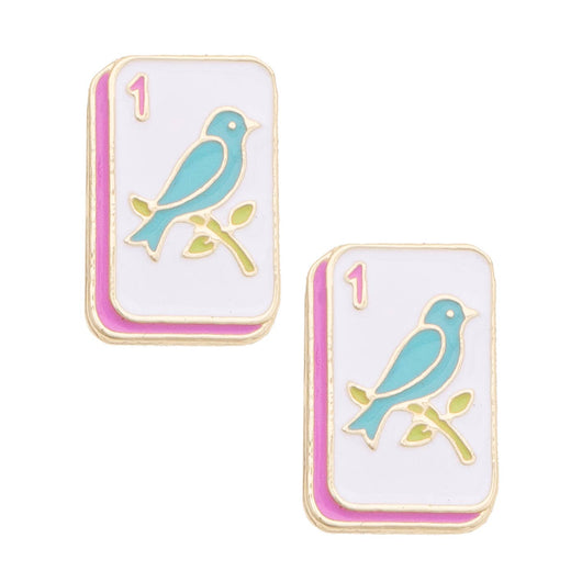 Bird Bam Stud Earrings • Multi