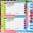 Bold Stripe Recipe Binder