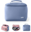Small Train Case • Pearl Blue + Sand Pink