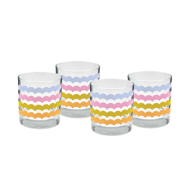 Rocks Glass Set | Scallops
