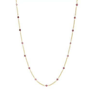 Tourmaline Small Beaded Necklace