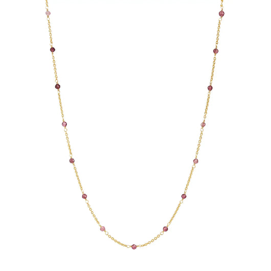 Tourmaline Small Beaded Necklace