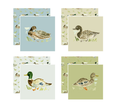 Duck, Duck Coasters Set of 4