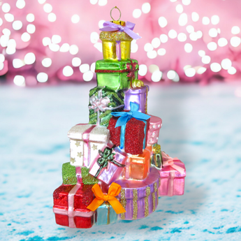 Stacked Presents Ornament
