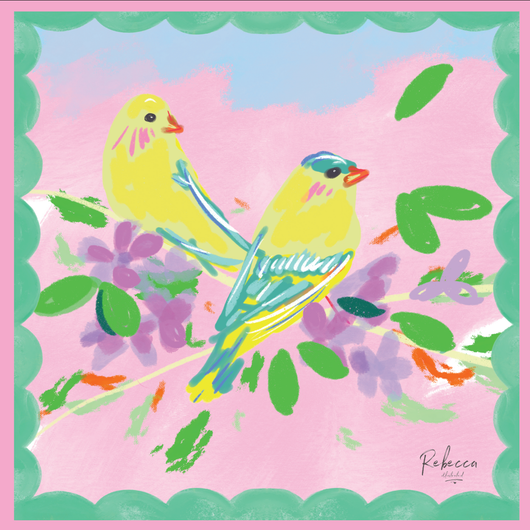 Mahjong Mat • Canaries