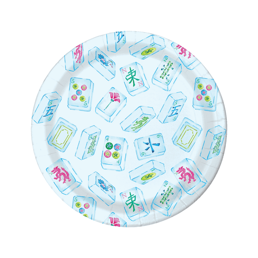 Mahjong Paper Plates