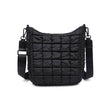 Aura Quilted Puffer Crossbody | Black
