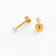 Mini Diamond Stud Earrings