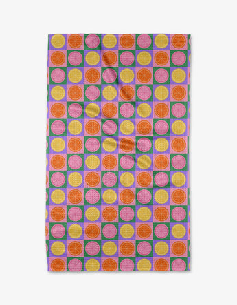 Summer Lemons Tea Towel