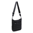 Aura Quilted Puffer Crossbody | Black