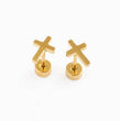 Cross Stud | Gold
