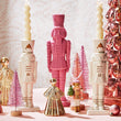 Flocked Nutcracker | Purple