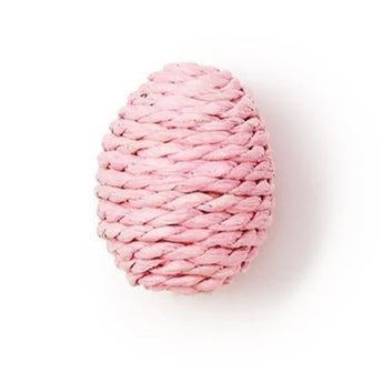 Raffia Eggs | Pink