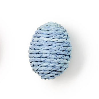 Raffia Eggs | Blue