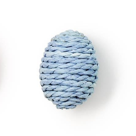 Raffia Eggs | Blue