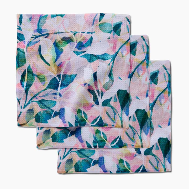Geometry Dishcloth | Painted Foliage