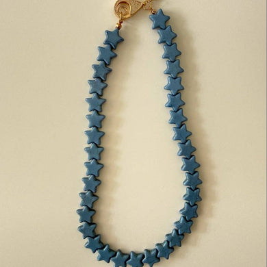 Star Mini Necklace • Dusty Blue