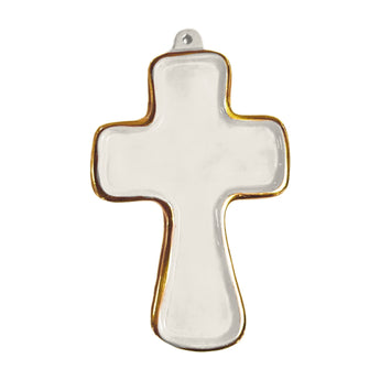 Athens Cross Ornament | Cream