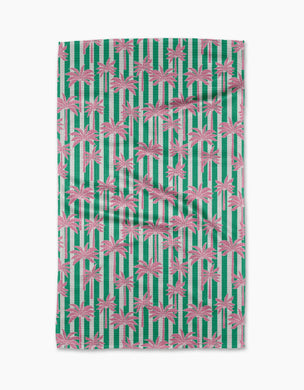 Geometry Tea Towel | Palm Tree Stripe