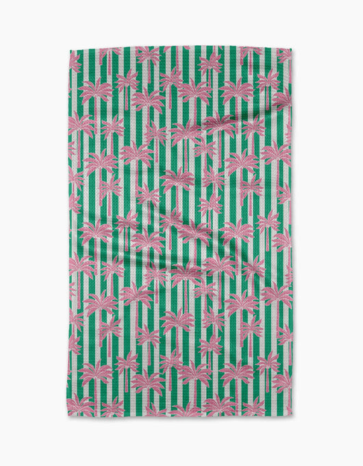 Geometry Tea Towel | Palm Tree Stripe