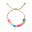 Rainbow Initial Bracelet